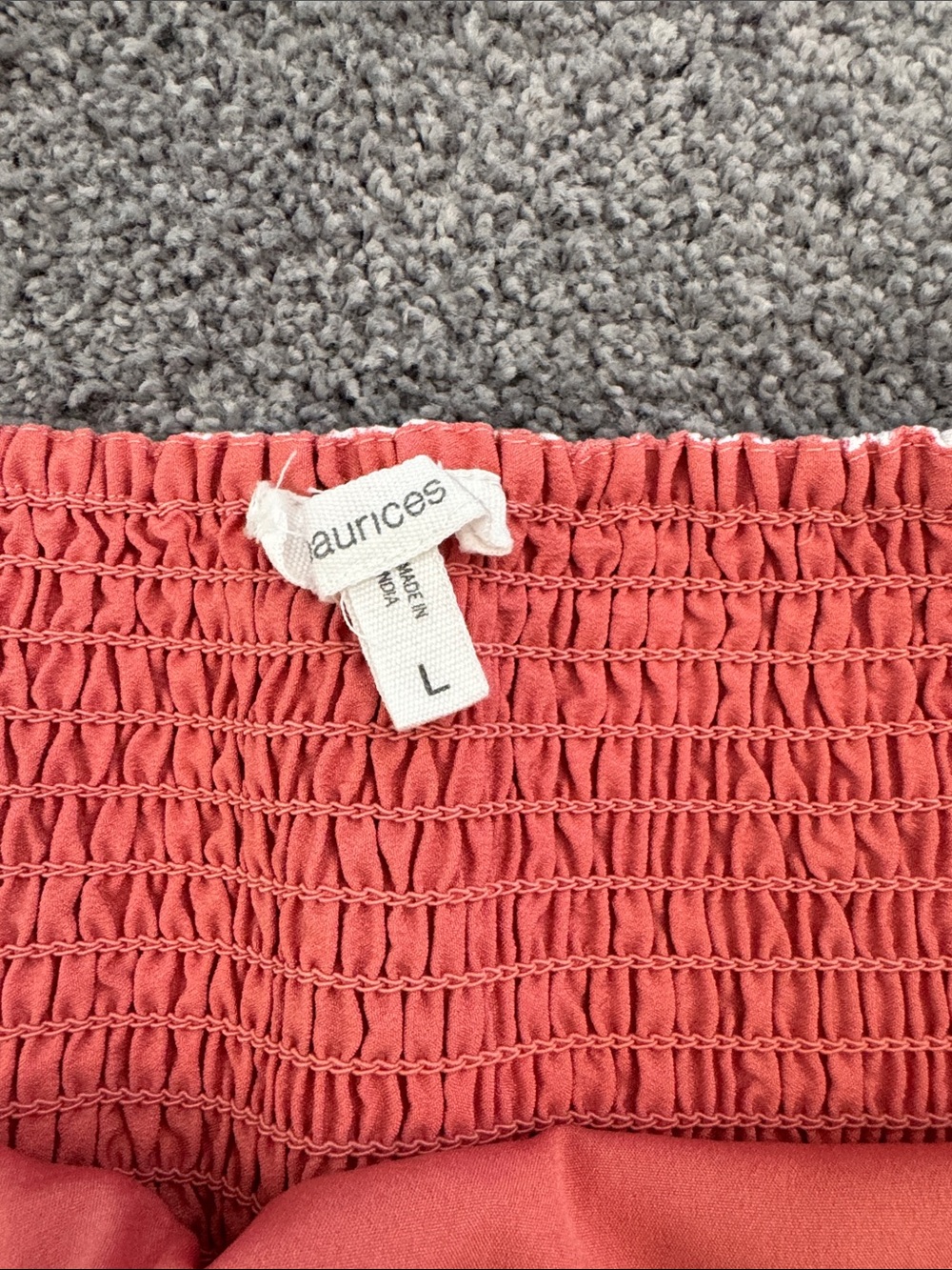 Maurices Coral Pink Floral SKATER Dress - Picture 6 of 7